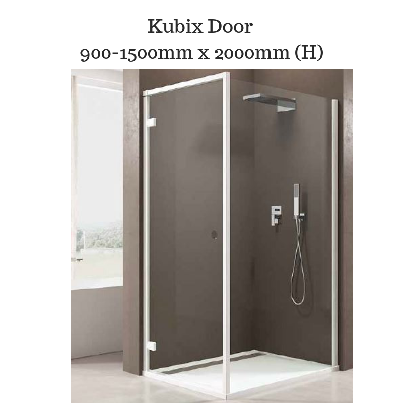Framed Shower Screen with Pivot door - Kubix Door