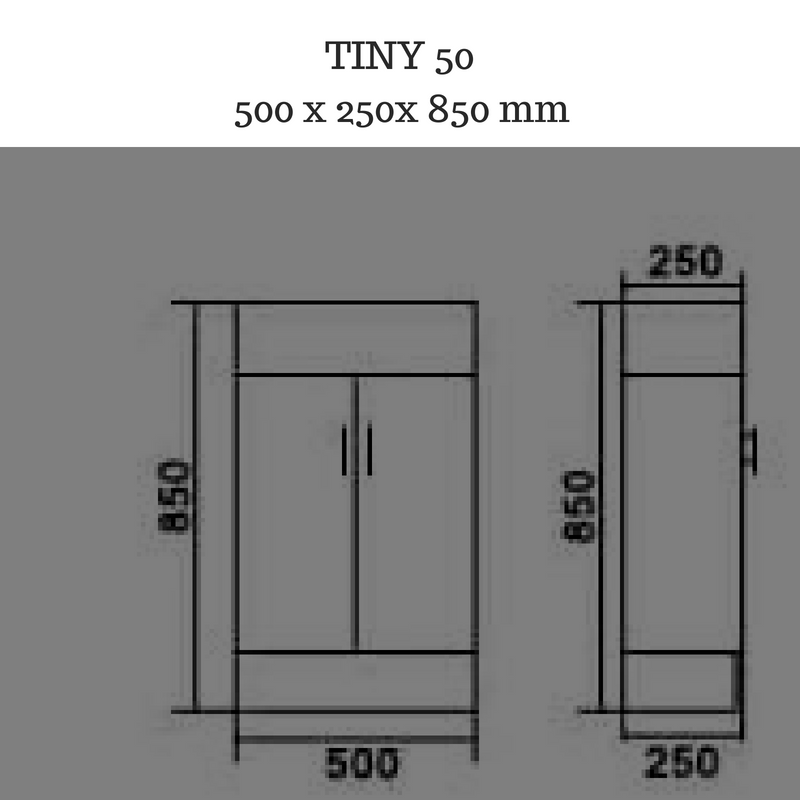 Tiny Small Powder room Vanity