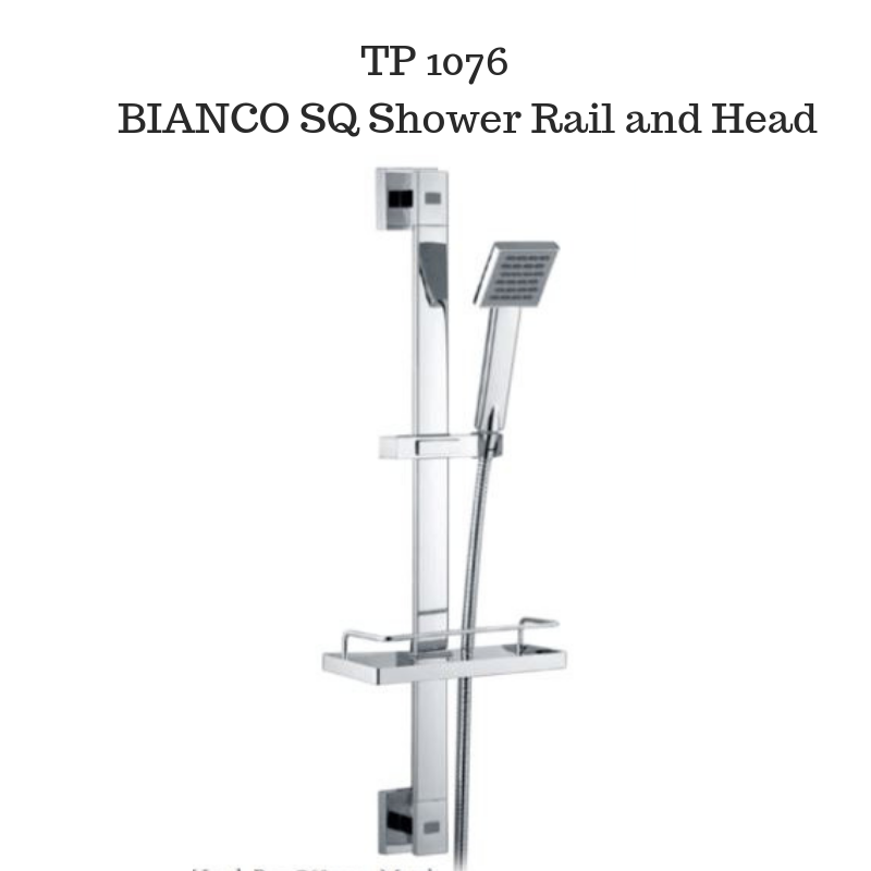 Square Hand Shower with soap holder  Polished Chrome - TP1076