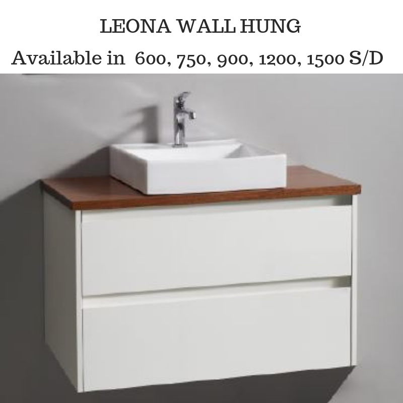 Leona 600mm Wall Hung Bathroom Vanity