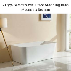 VU 720 Back to wall Bath Tub