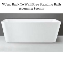 VU 720 Back to wall Bath Tub