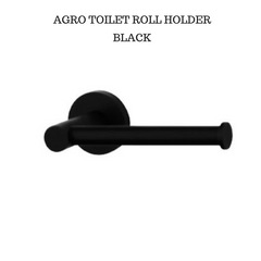 AGRO TOILET ROLL HOLDER - MATT BLACK