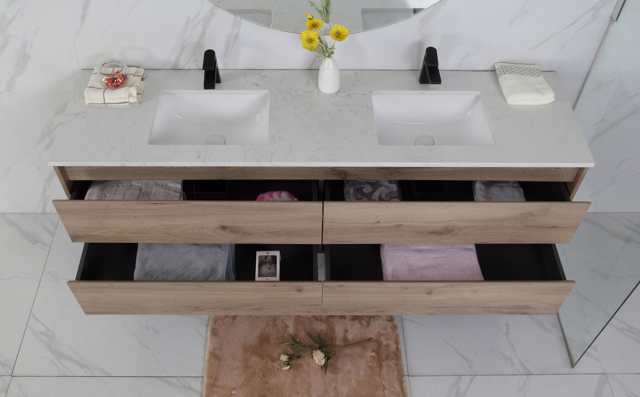 MAX  1500mm Timber Look Wall Hung Vanity