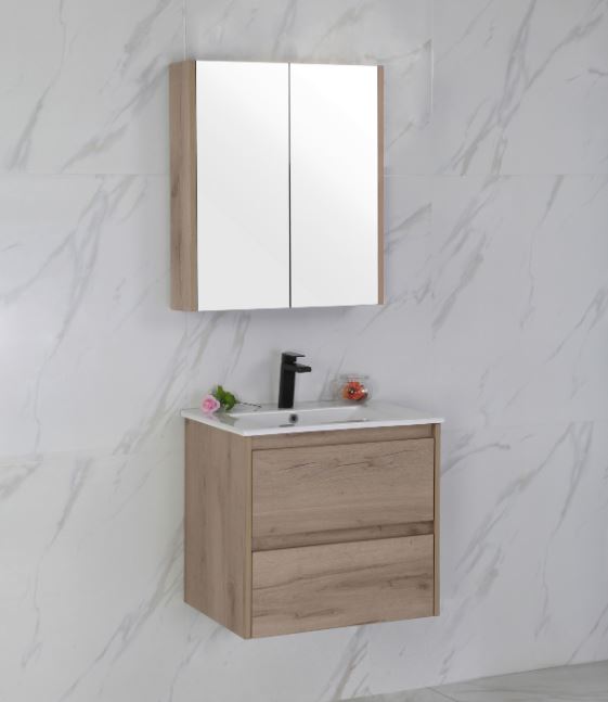 MAX  600mm Timber Look Wall Hung Vanity
