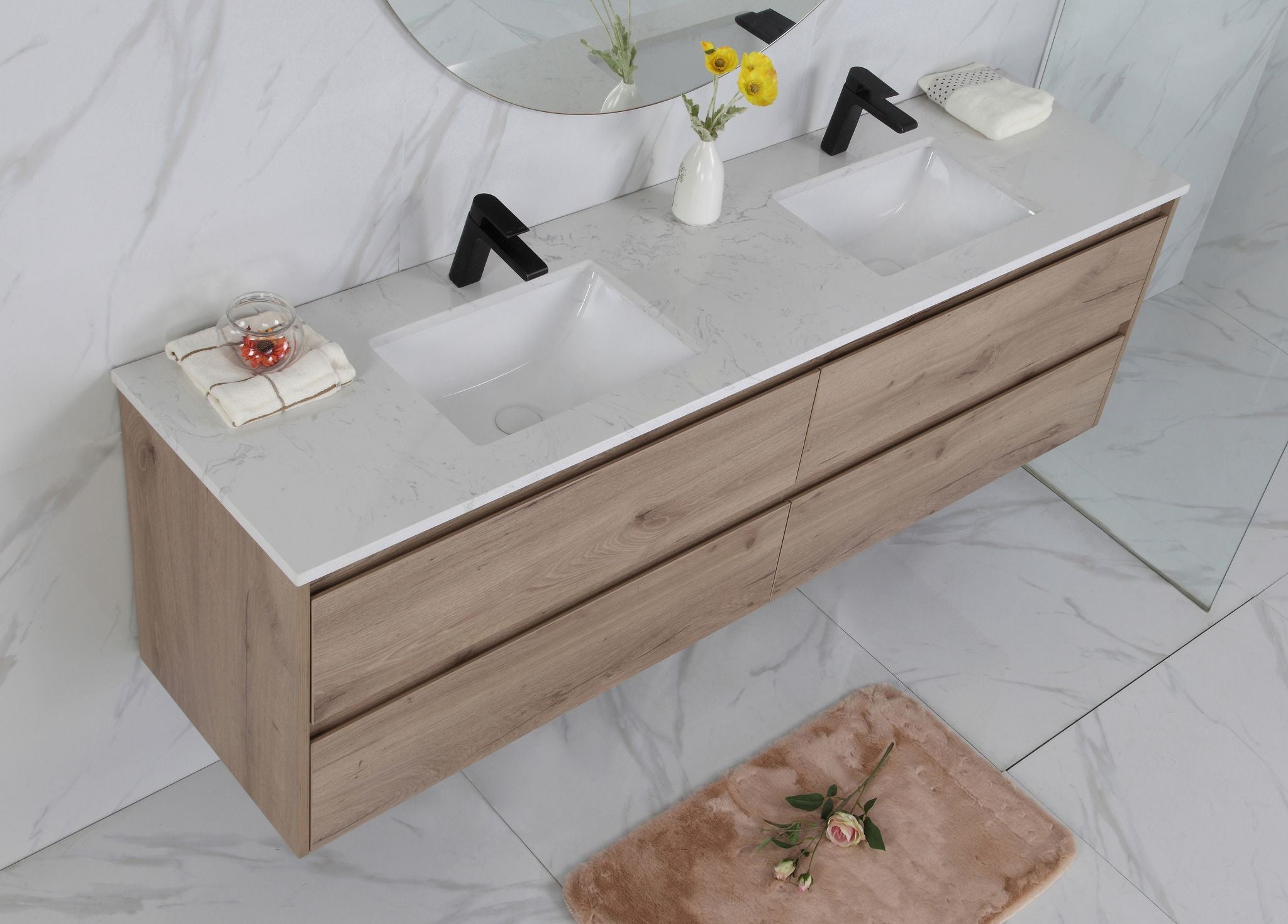 MAX  1500mm Timber Look Wall Hung Vanity