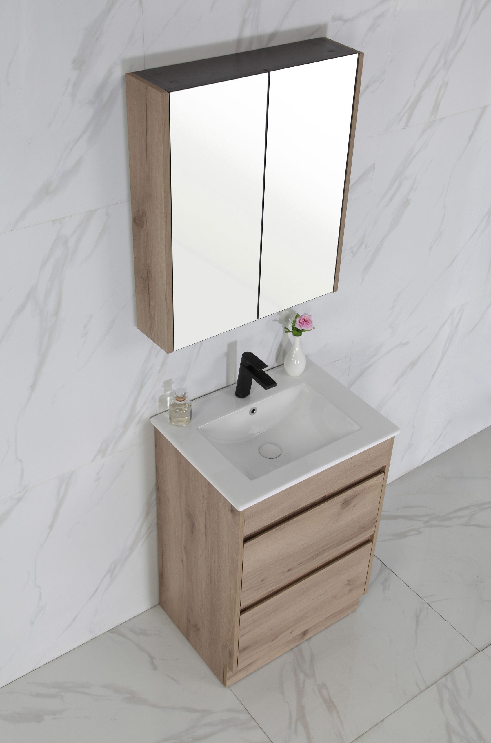 MAX 600mm Timber Look Freestanding Vanity