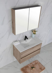 MAX  900mm Timber Look Wall Hung Vanity