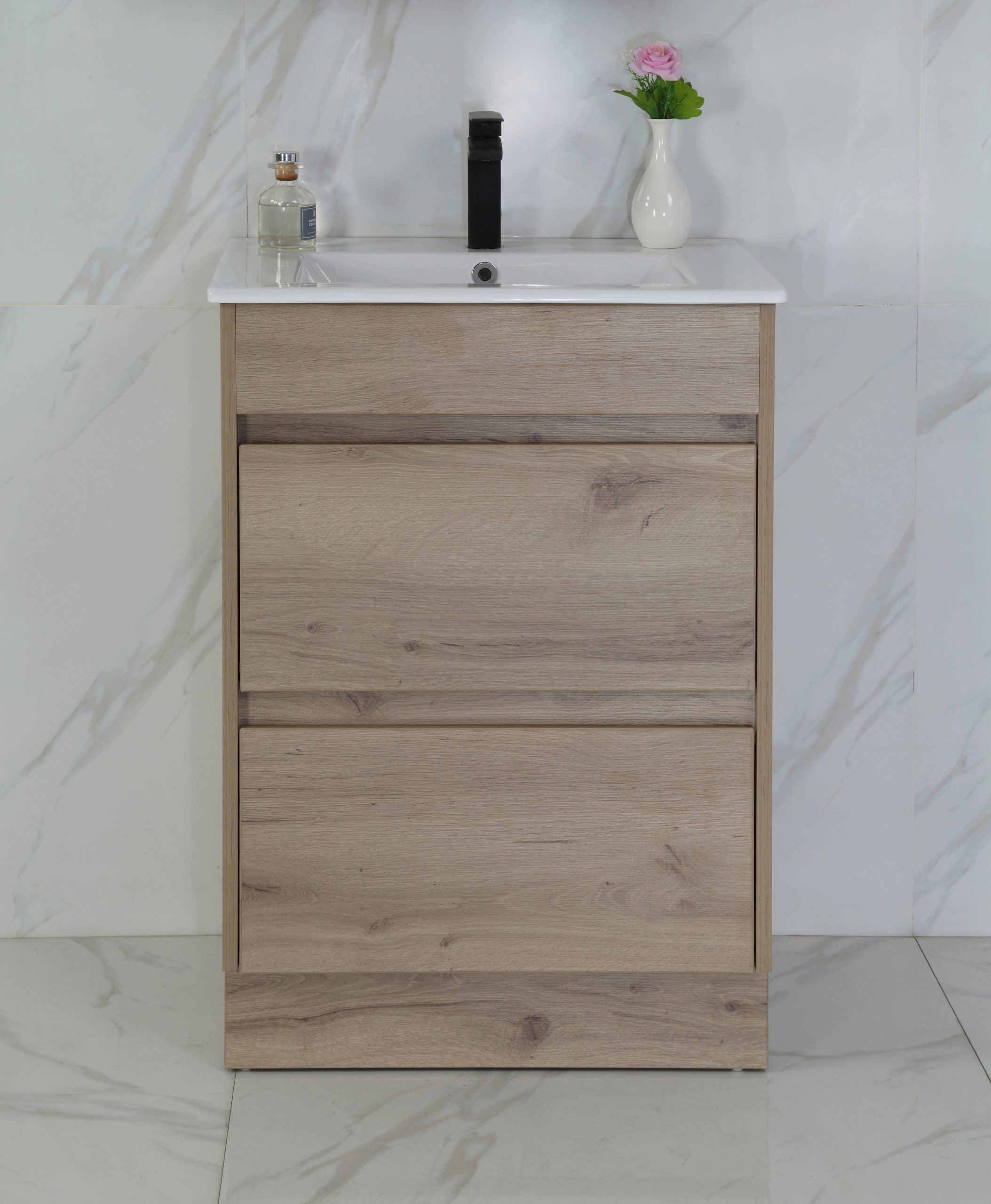 MAX 600mm Timber Look Freestanding Vanity