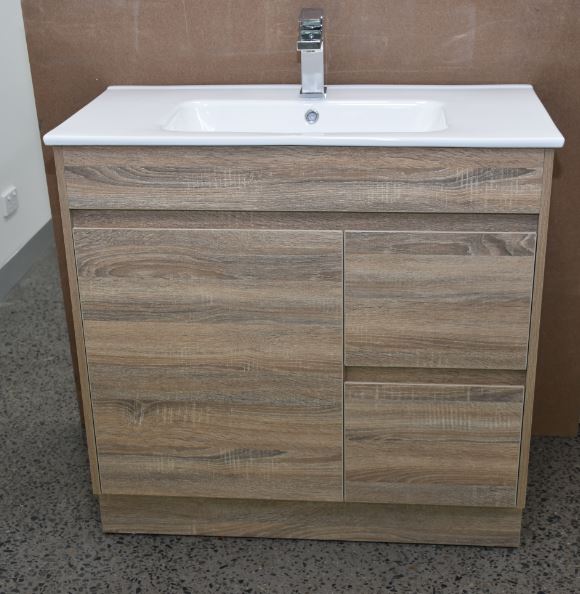 Grace 900mm Freestanding Timber look Bathroom Vanity