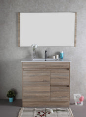 Grace 900mm Freestanding Timber look Bathroom Vanity