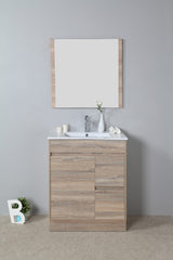 Grace 750mm Freestanding Timber look Bathroom Vanity