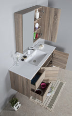 Grace 1200mm Wall Hung Timber look Bathroom Vanity