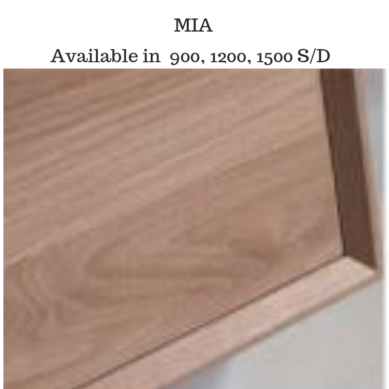 MIA 1500mm Oak timber look Wall Hung Vanity
