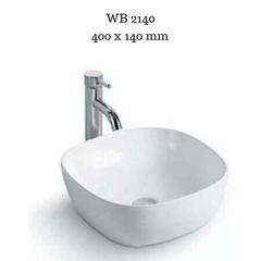 Romeo -Square Bathroom basin with rounded corners