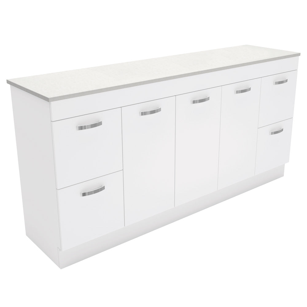 UniCab 1800 Vanity on Kickboard