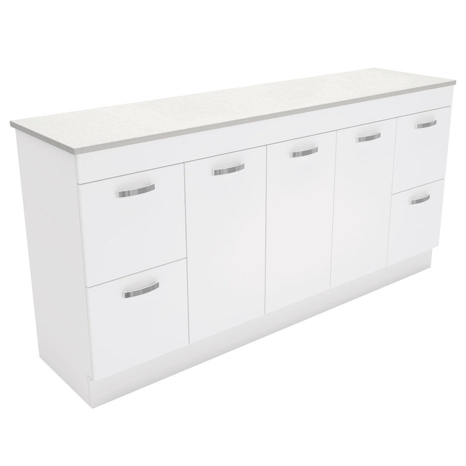UniCab 1800 Vanity on Kickboard