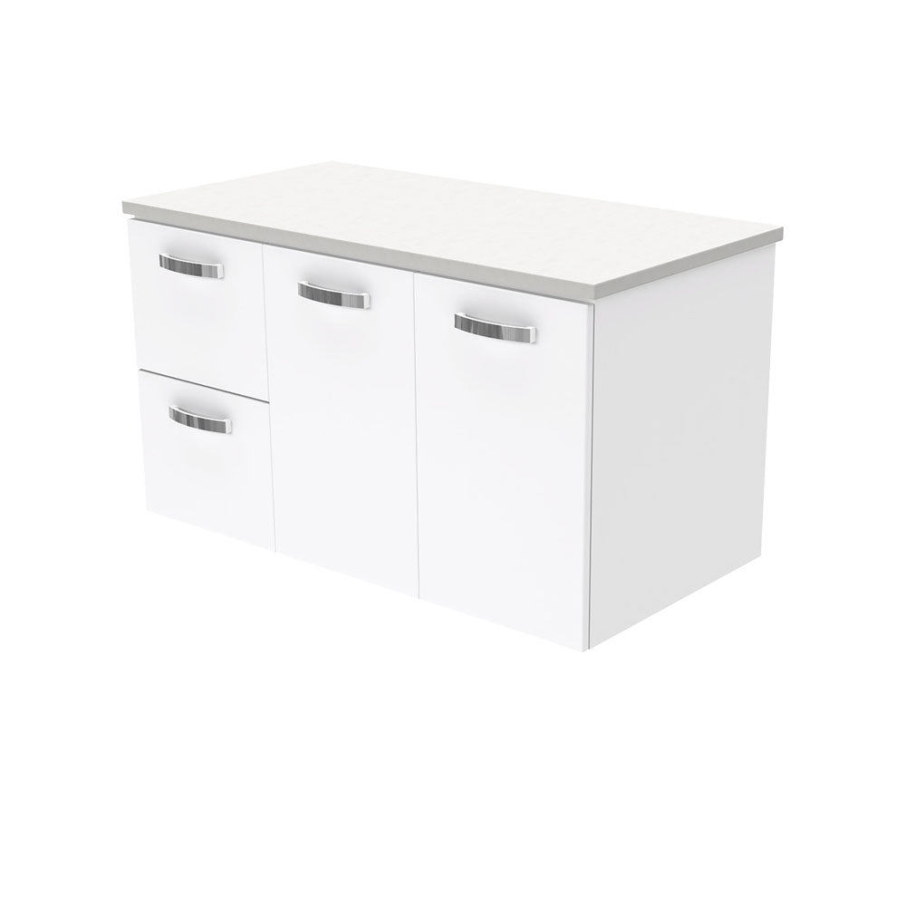 UniCab 900 Wall-Hung Vanity, Left Hand Drawers