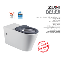 Cara Care Wall faced Rimless Toilet Pan