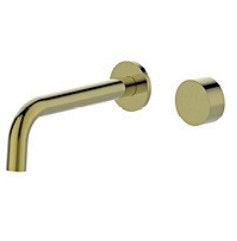 Vivo Wall Mixer with Spout Brushed Brass