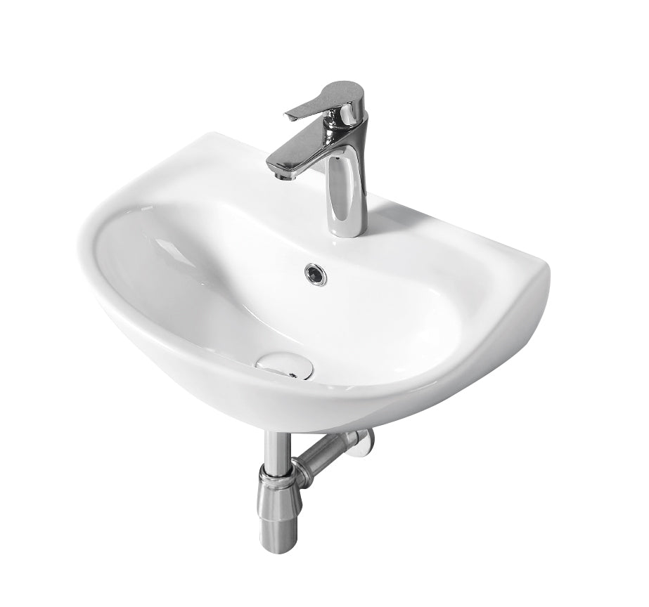 WB 5035W MOBI wall hung basin (with bracket)