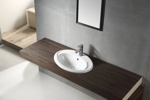 WB 5644 WB 5237A Nero Half Insert Basin