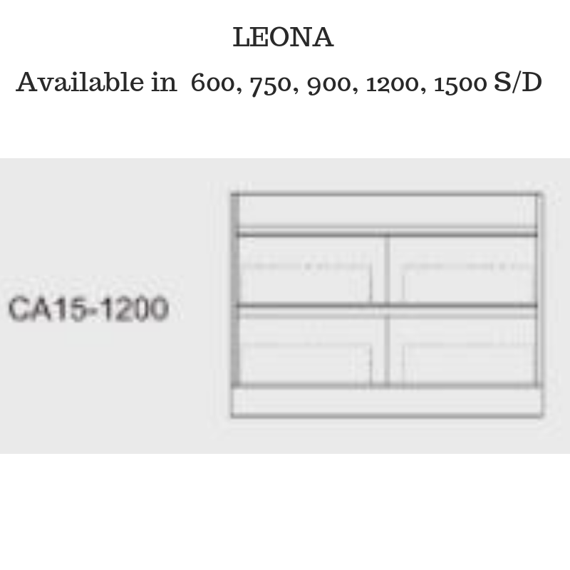 Leona 1200mm Freestanding Bathroom Vanity
