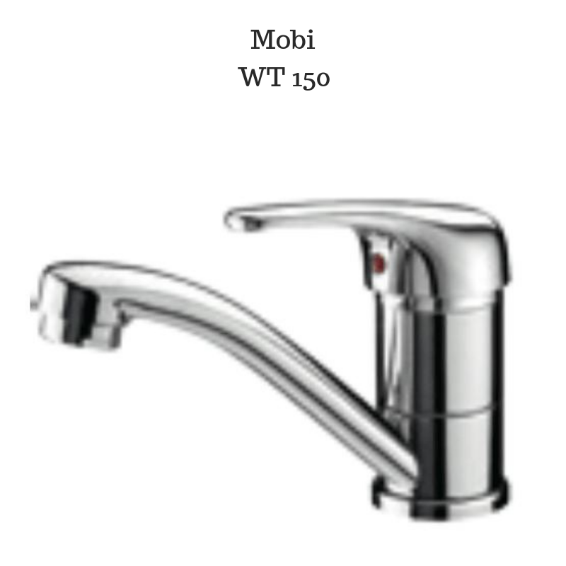 Mobi Swivel Basin Mixer Polished Chrome - WT150