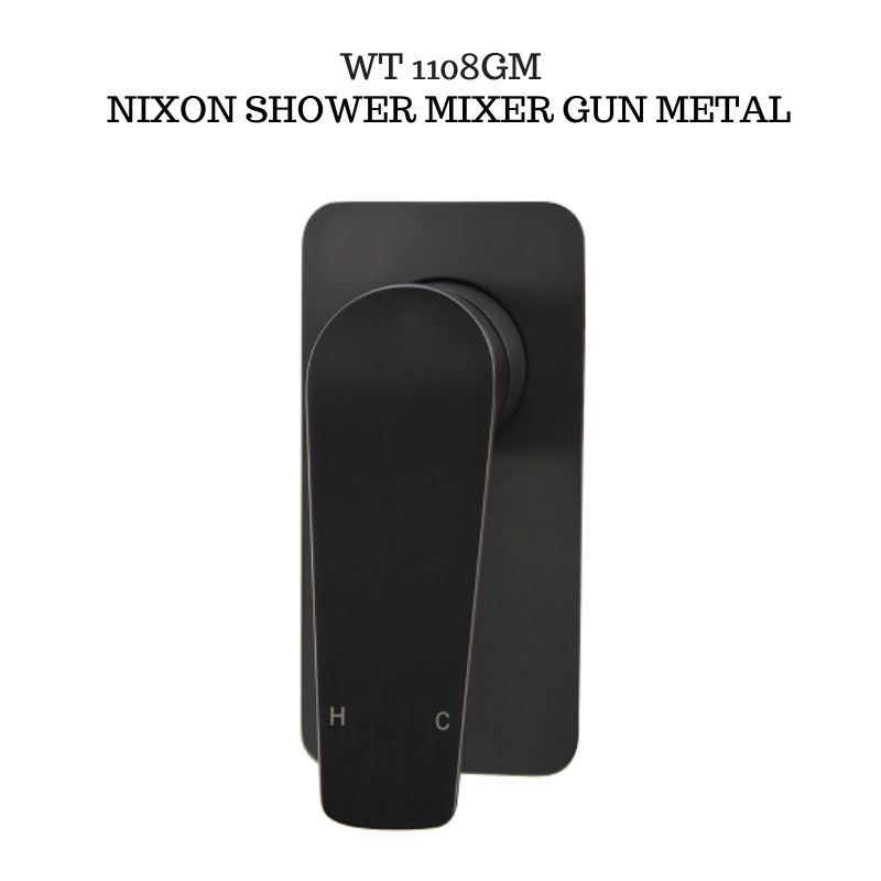 Exon Shower/ Bath mixer Gun Metal