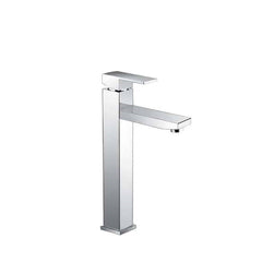 Square Basin Mixer Polished Chrome - WT 9106H Tall