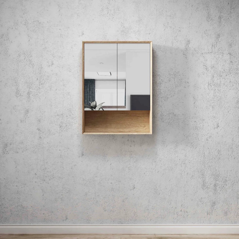 Byron Natural Oak Shaving Cabinet