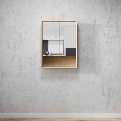 Byron Natural Oak Shaving Cabinet