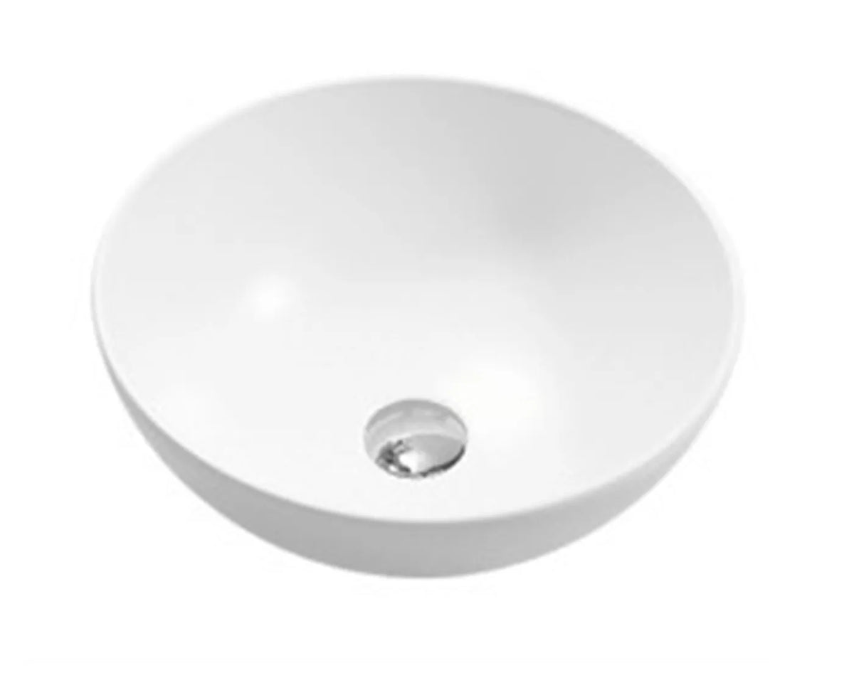 Bondi Round Basin Matte White 400mm
