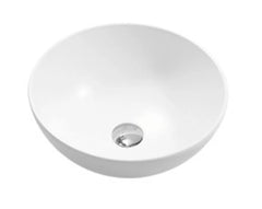 Bondi Round Basin Matte White 400mm