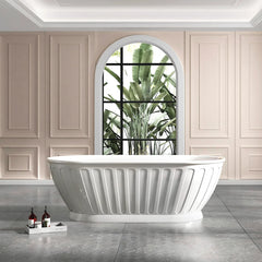 KENSINGTON FREESTANDING BATH 1700mm Gloss White