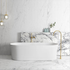 BONDI FREESTANDING BATH 1700mm Gloss White