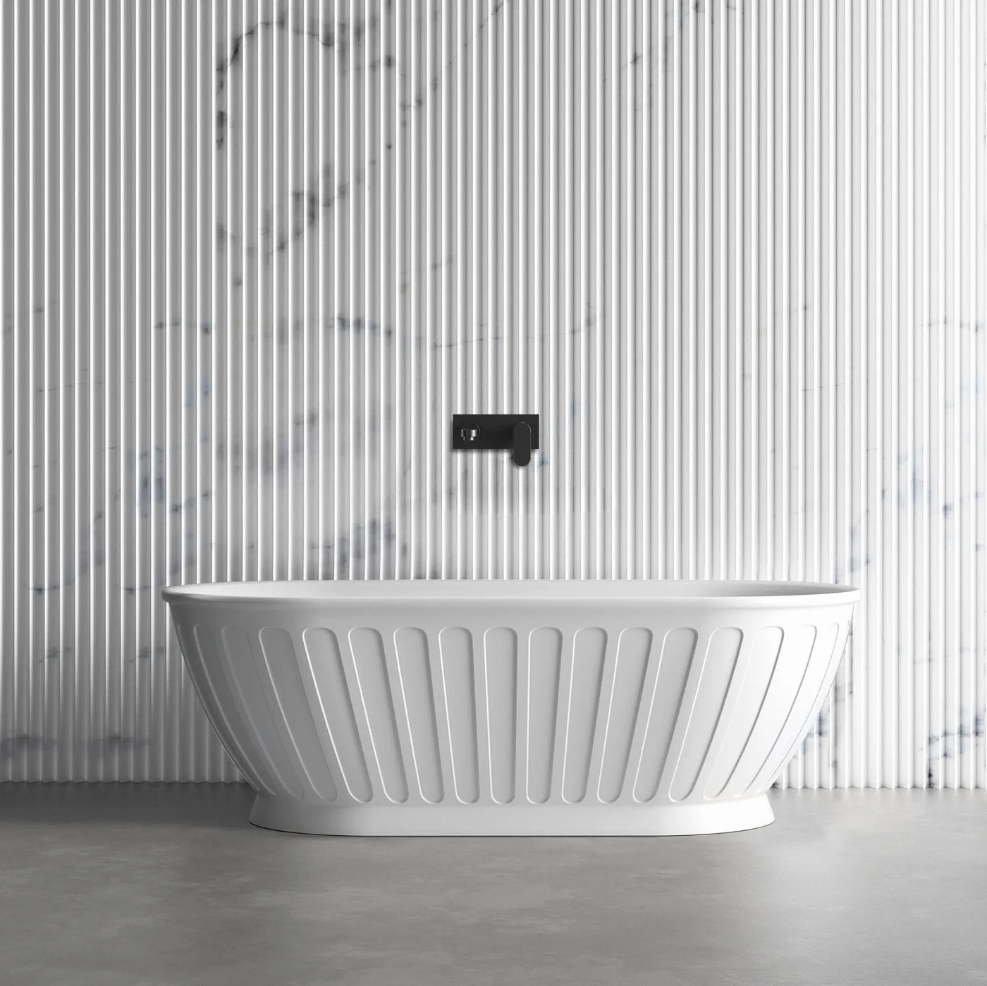 KENSINGTON FREESTANDING BATH 1700mm Matte White