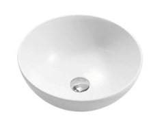 Bondi Round Basin Gloss White 400mm