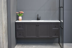 George Wall Hung Bathroom Vanity in ANY COLOUR - ALL SIZES