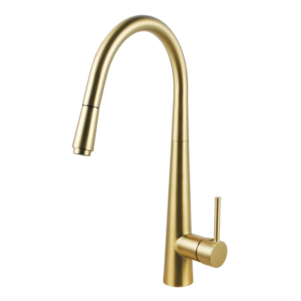 Pentro Matte Brushed Gold Pull Out Mixer KT21.04