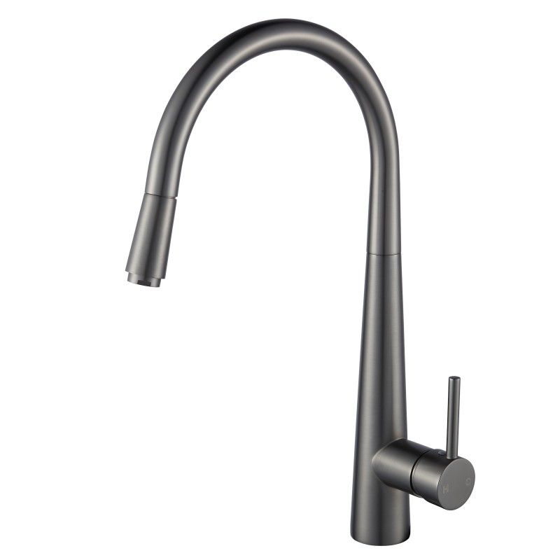 Pentro Brushed Nickel Pull Out Kitchen Mixer KT21.05