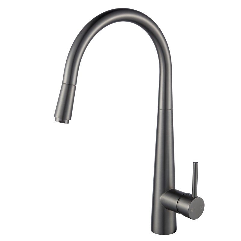Pentro Brushed Nickel Pull Out Kitchen Mixer KT21.05