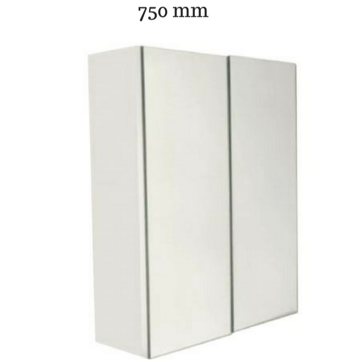 Mirror Cabinet White 750mm