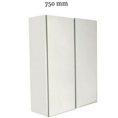 Mirror Cabinet White 750mm
