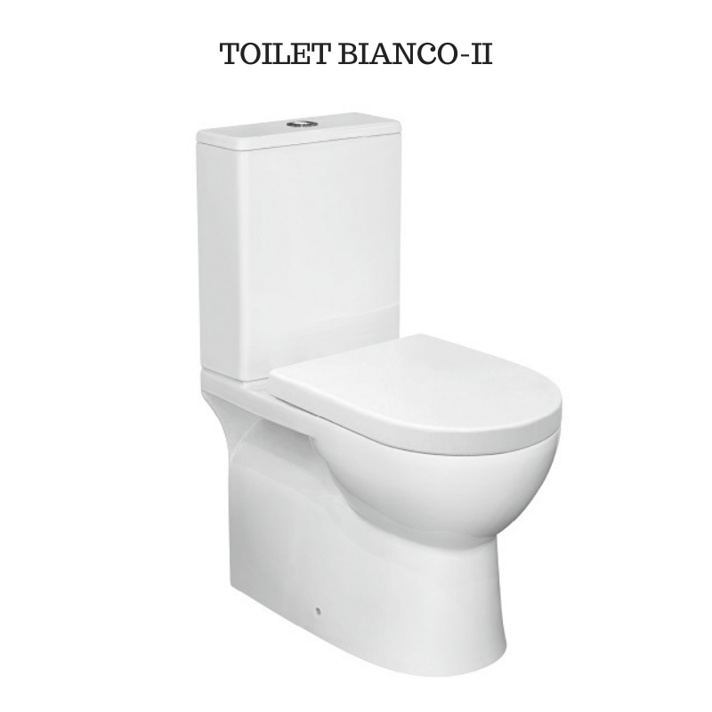 ECT Bianco II Wall faced rimless Toilet Suite