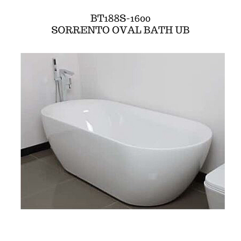 BT188 Sorrento Oval Shape Bathtub