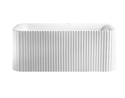 PIAZA FLUTED SQUARE BATH TUB- 1500MM